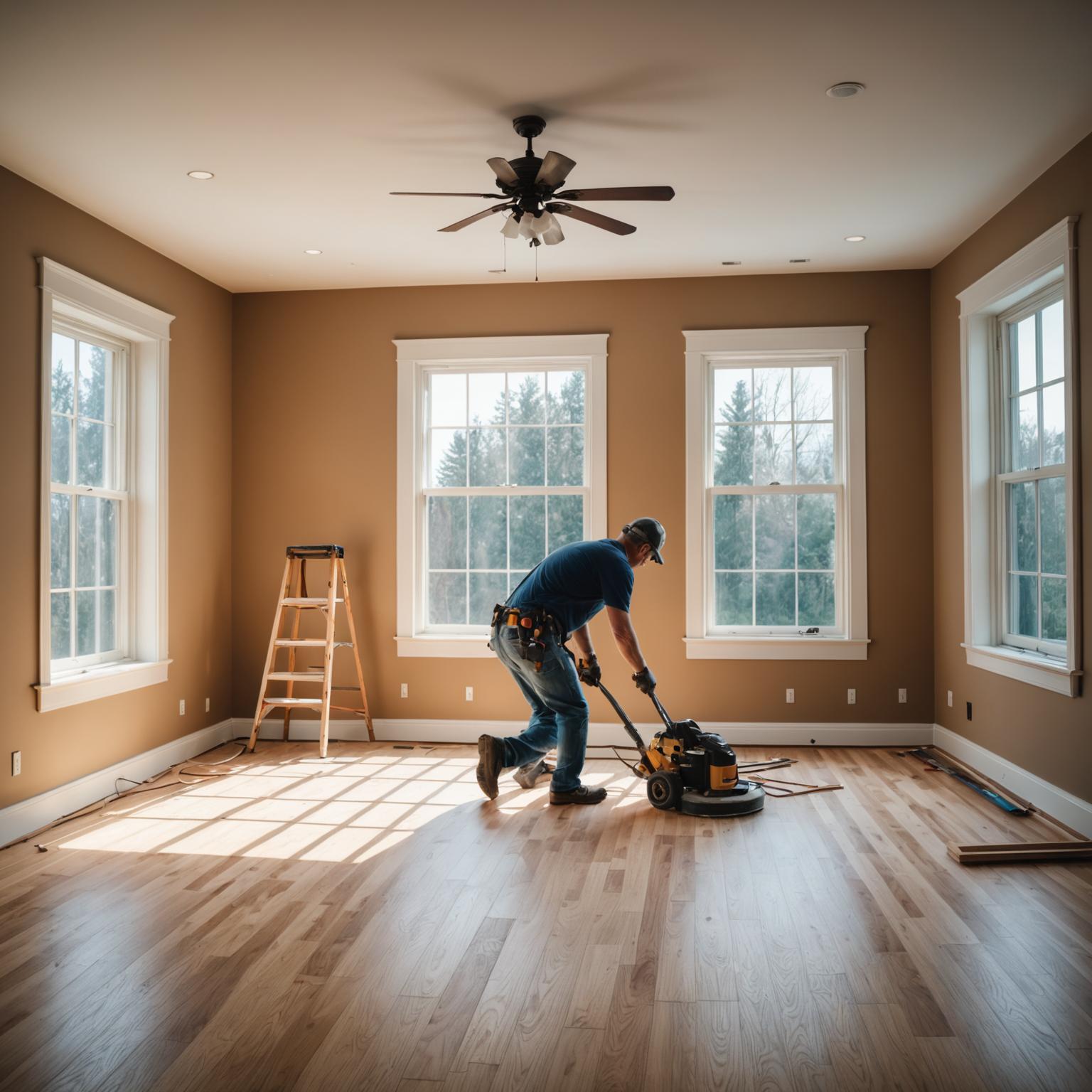 Modern home renovation in progress